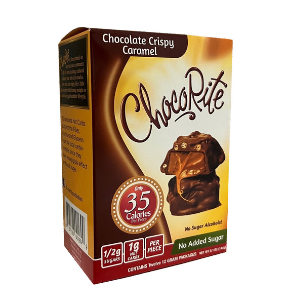 ChocoRite Chocolate Crispy Caramel Box of 12 ChocoRite Chocolate Crispy Caramel Box of 12