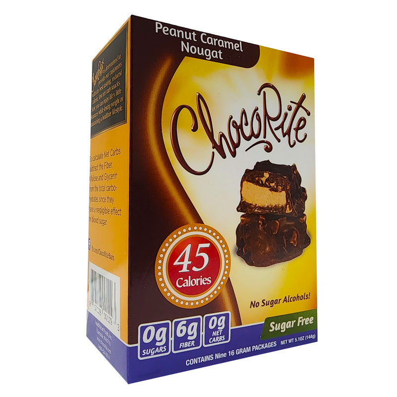 ChocoRite Peanut Caramel Nougat Box of 12