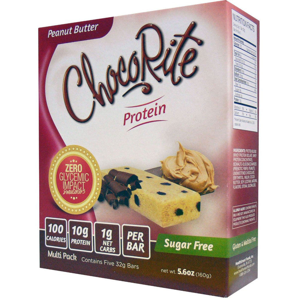 ChocoRite Sugar Free Milk Chocolate Peanut Butter Bar