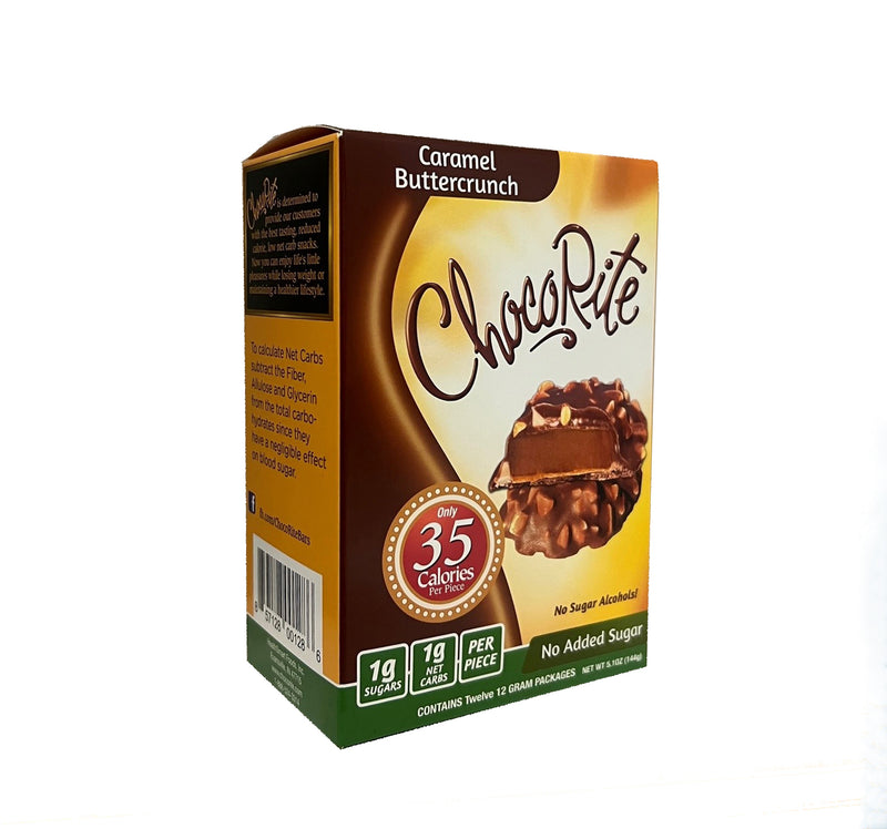 ChocoRite Caramel Buttercrunch Box of 12