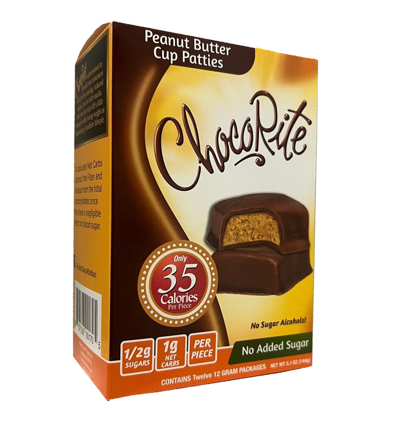 ChocoRite Peanut Butter Cup Patties Box of 12