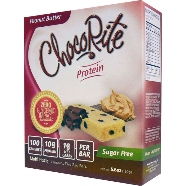 ChocoRite Peanut Butter Protein Bars Box of 5